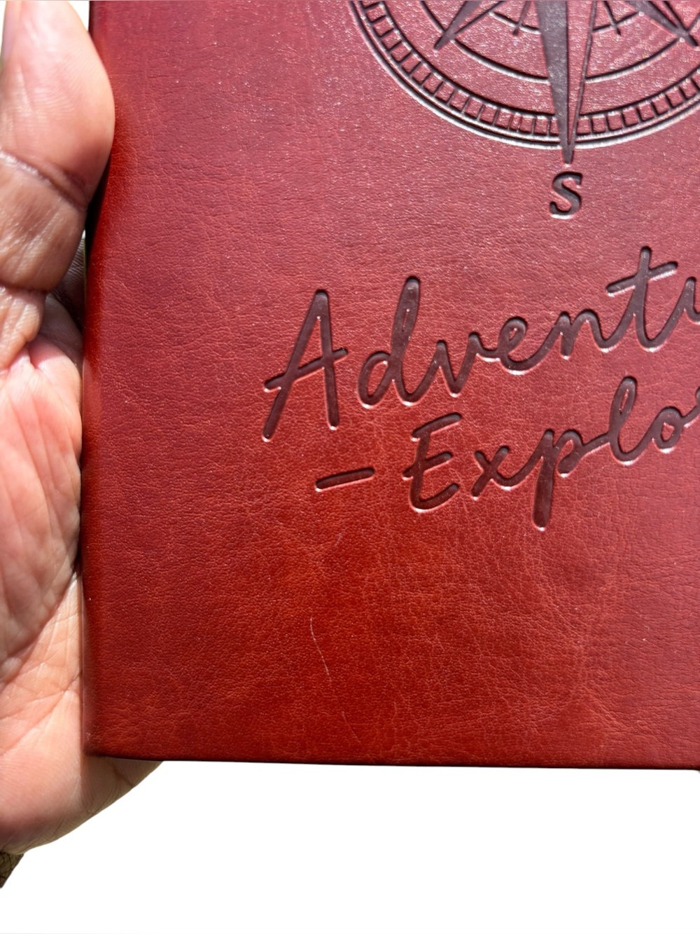 Handcrafted Iridescent Moon & Castle B Stylus & Adventure Explorer Blank Journal - Picture 5 of 8